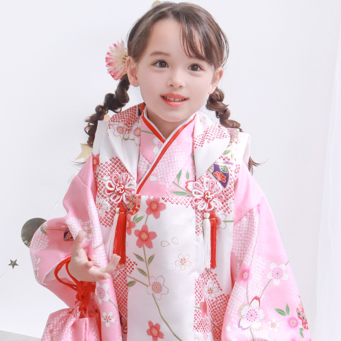 KYOETSU（京越） 七五三 着物 3歳 女の子 ひな祭り 【豪華9点フル