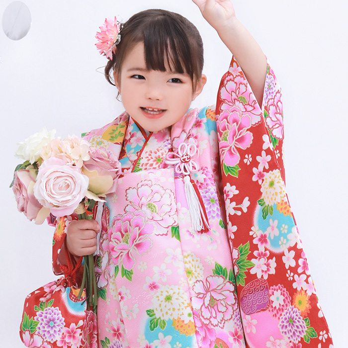 KYOETSU（京越） 七五三 着物 3歳 女の子 ひな祭り 【豪華9点フル