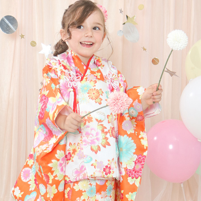 KYOETSU（京越） 七五三 着物 3歳 女の子 ひな祭り 【豪華9点フル