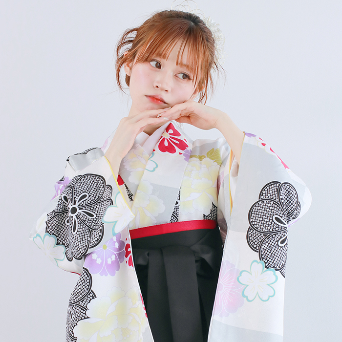 KYOETSU（京越） (袴4点セット CCM D) 袴セット 卒業式 袴 セット 女性