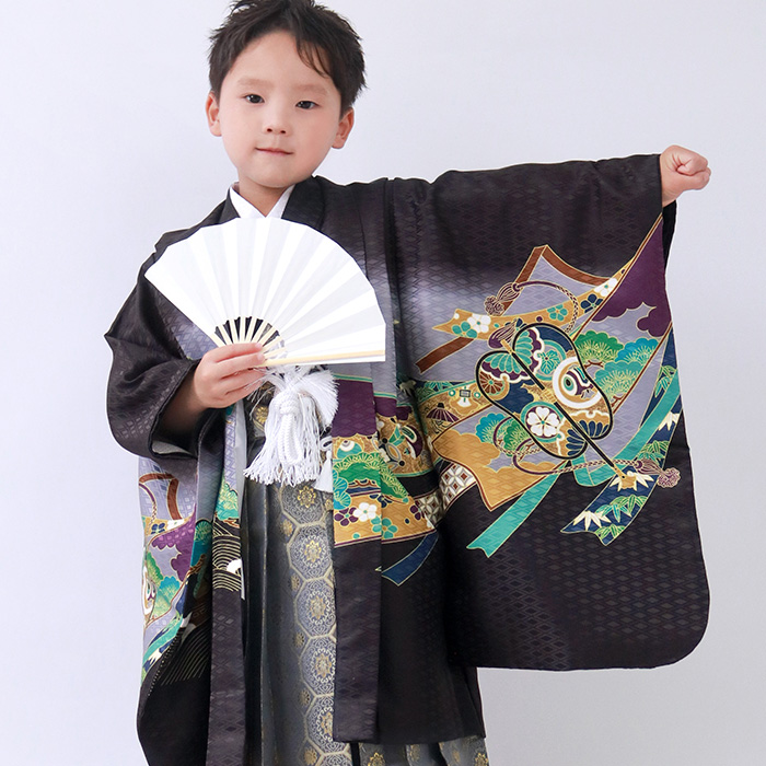 KYOETSU（京越） 【豪華安心12点フルセット】 七五三 着物 男の子 5歳