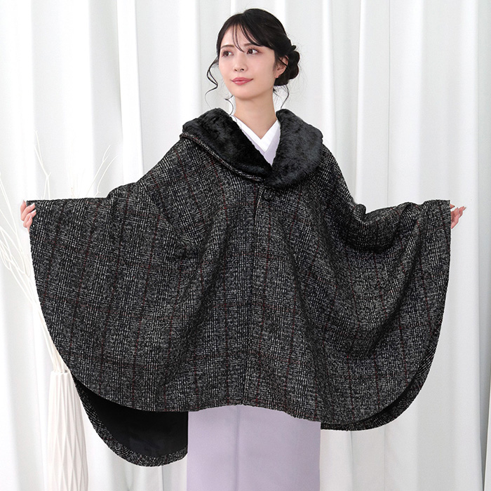 KYOETSU（京越） 選べる2タイプ 和装 コート (ケープ 21/ケープトンビ