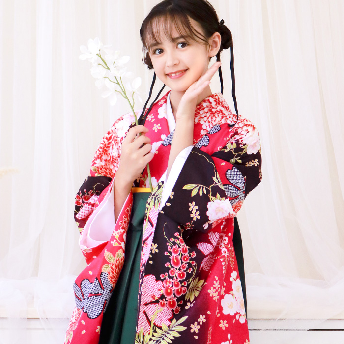 KYOETSU（京越） 袴セット ガールズ 【豪華安心袴4点セット】 卒業式