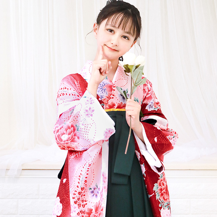 KYOETSU（京越） 袴セット ガールズ 【豪華安心袴4点セット】 卒業式