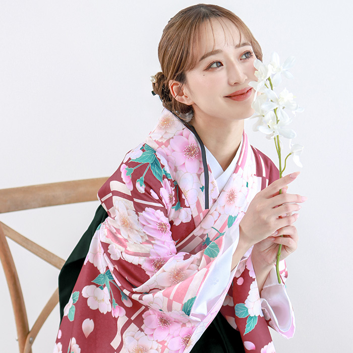 KYOETSU（京越） 袴4点セット 華やか B 袴 卒業式 レディース セット