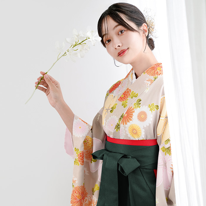 KYOETSU（京越） 袴4点セット 華やか B 袴 卒業式 レディース セット