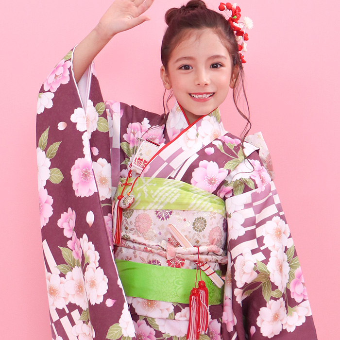 KYOETSU（京越） 四つ身着物15点セット 七五三 着物 7歳 販売 【豪華15