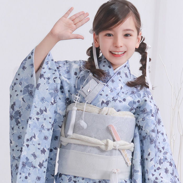 KYOETSU（京越） 四つ身着物15点セット くすみ 七五三 着物 7歳 販売