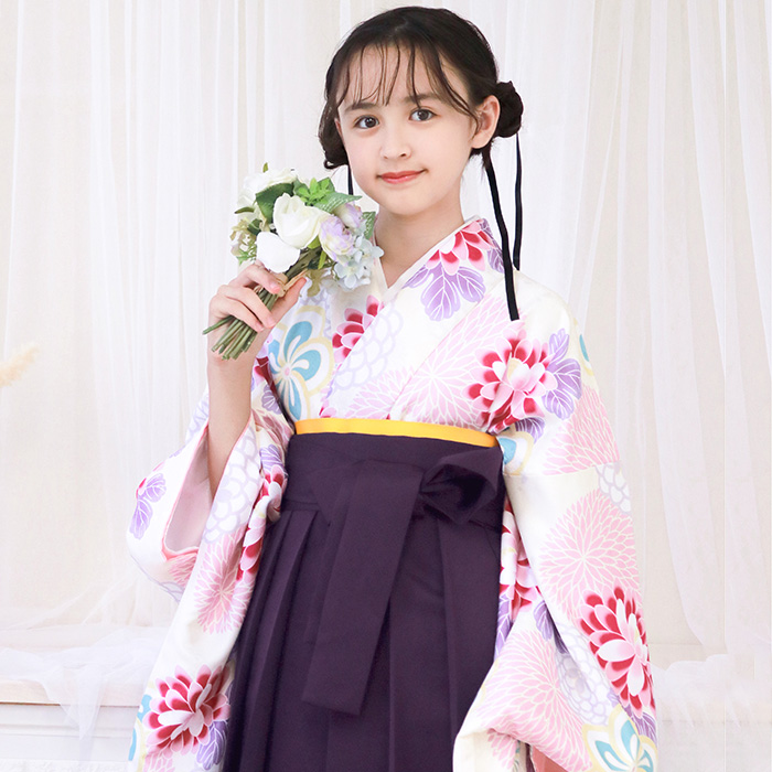 KYOETSU（京越） 袴セット ガールズ 【豪華安心袴4点セット】 卒業式