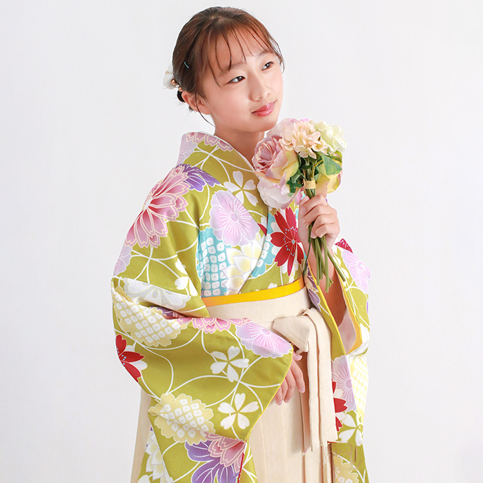 KYOETSU（京越） 袴セット ガールズ 【豪華安心袴4点セット】 卒業式