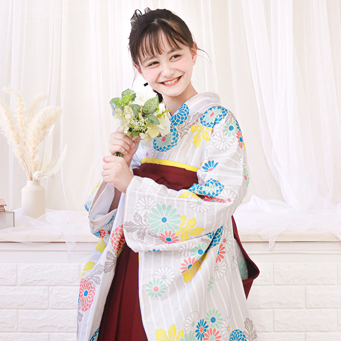 KYOETSU（京越） 袴セット ガールズ 【豪華安心袴4点セット】 卒業式