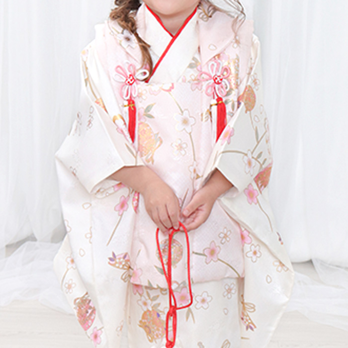 KYOETSU（京越） 七五三 着物 3歳 女の子 【全て揃った豪華9点フル