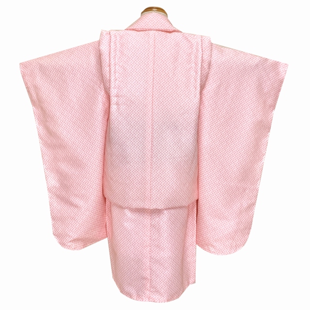 京都室町st. 七五三 着物 3歳 女の子 被布コートセット 鹿の子絞り風