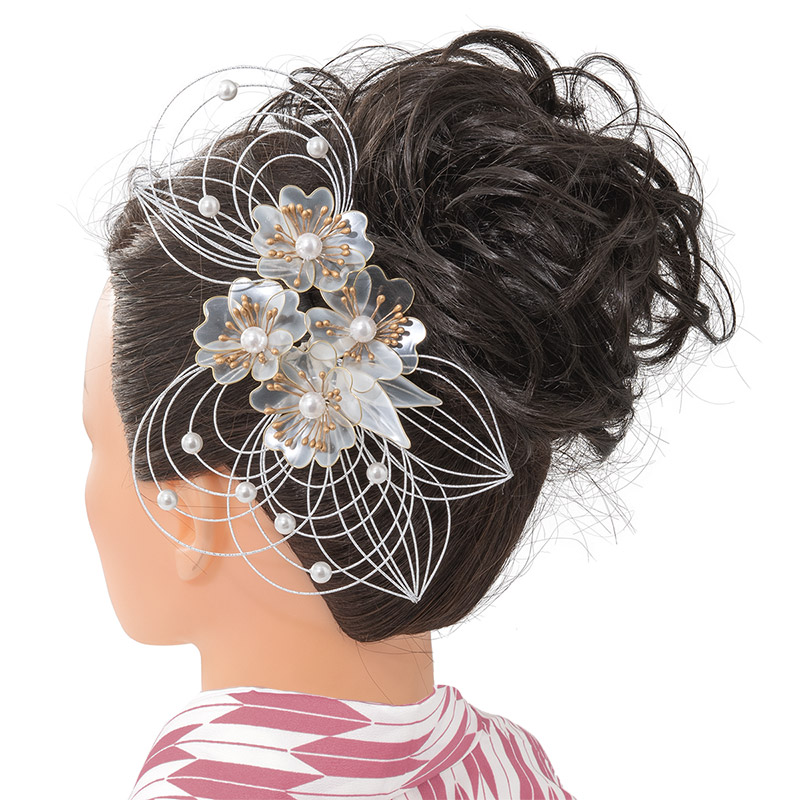 成人式 卒業式 袴 髪飾り ゴールド シルバー 金 銀 赤 白 黒