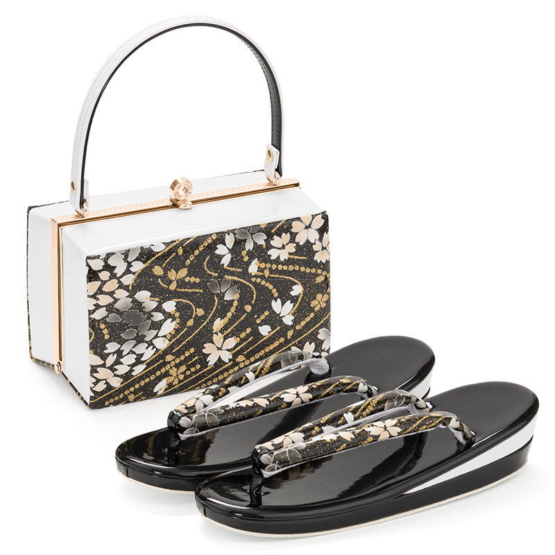 今だけポイント5倍】草履バッグセット 成人式 結婚式 sakura スクエア