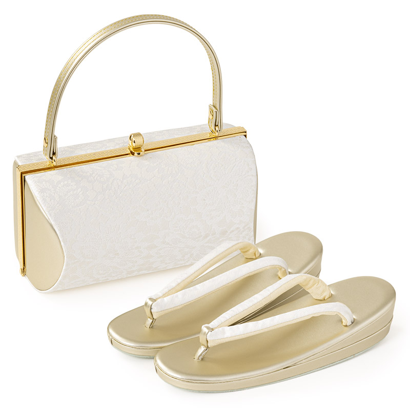 今だけポイント5倍】草履バッグセット 成人式 結婚式 フォーマル 金襴