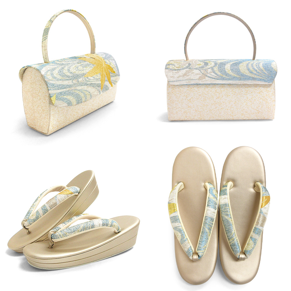 正絹 草履バッグセット 訪問着 川島織物 草履 バッグ セット バッグ