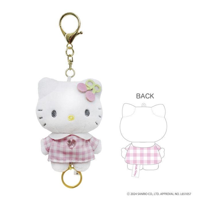 sanrio（サンリオ） ハローキティ 90s リール付きマスコット 単品販売