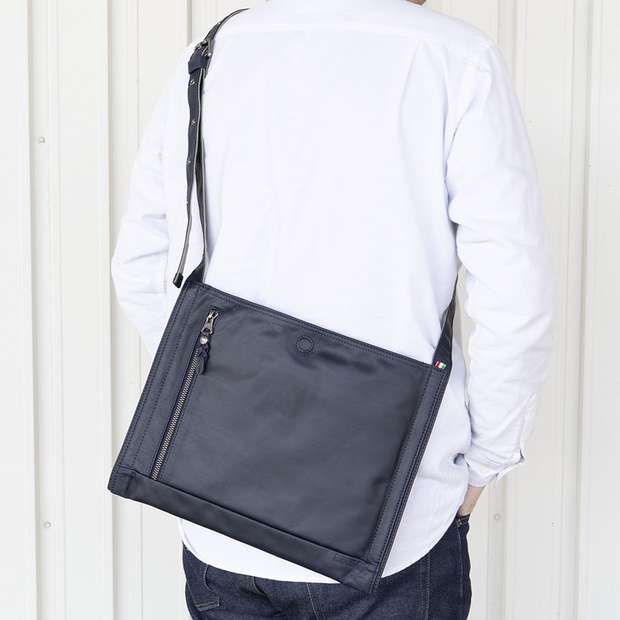 DOUBLES（ダブルス） ショルダーバッグ メンズ 本革 革 レザー 斜め