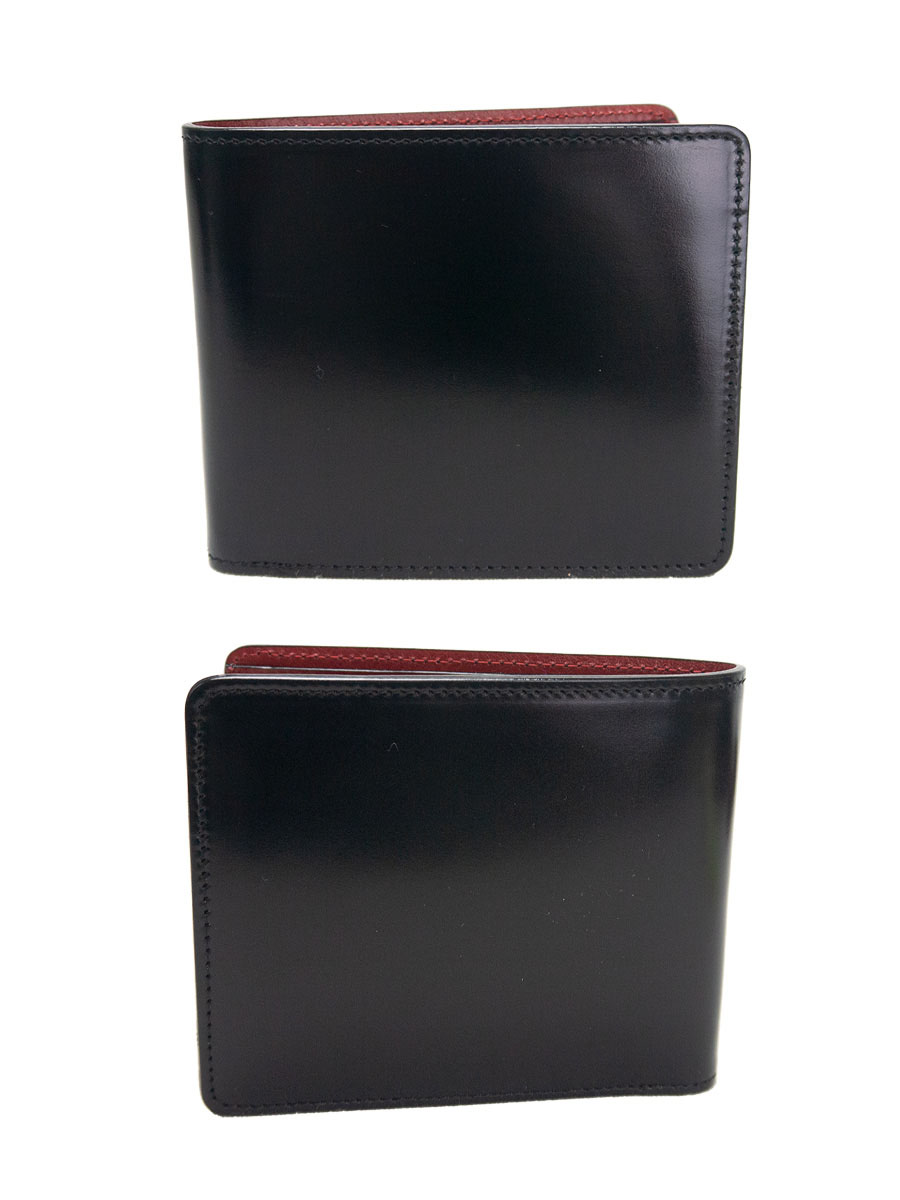 コードバン 財布 メンズ 二つ折り 日本製 二つ折り財布 革 本革 小銭