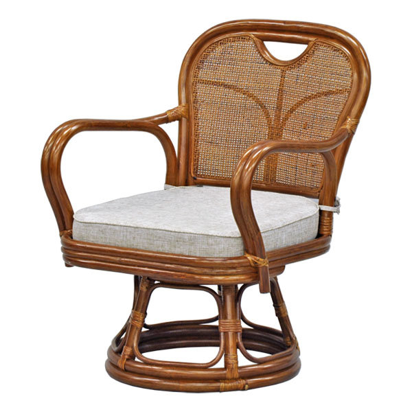 座椅子 回転椅子 肘付き 回転座椅子 座面高さ36cm 高座椅子 ひじ掛け