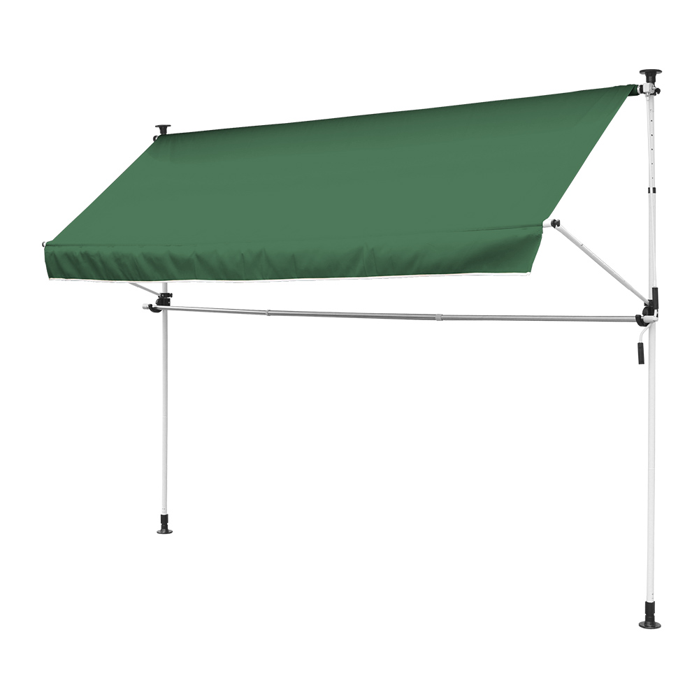 オーニング 日よけシェード 屋根 日陰 ひさし 幅3m つっぱり テント UV