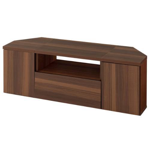 ぼん家具 テレビ台 ローボード 120 tvボード 壁寄せ コーナー 引き出し