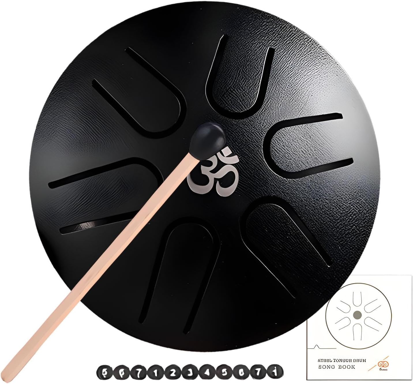 スチールタングドラムレインチャイム、タングドラム - 雨のための6音