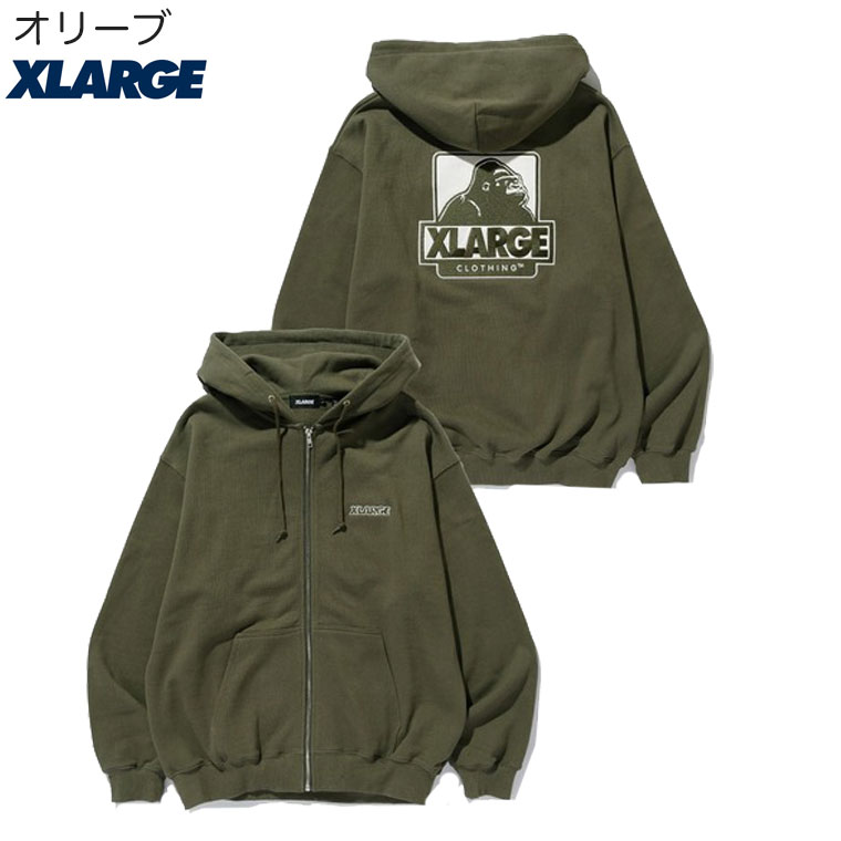 XLARGE（エクストラ ラージ） スウェット パーカー OG BOX ZIP UP