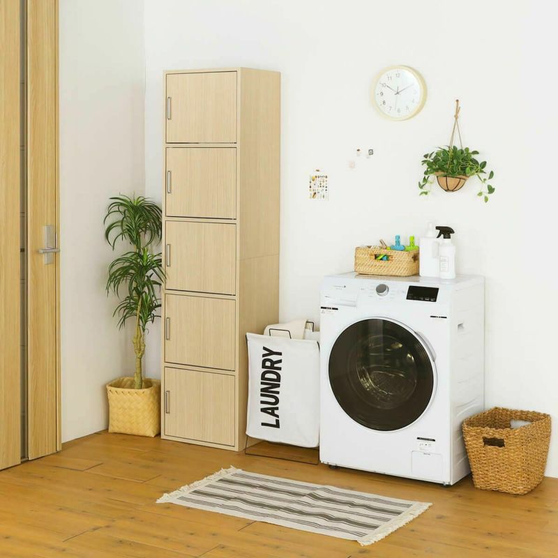 白井産業 フルニコ キャビネット FUL-1845 5D NA DK WH FULLNICO 収納