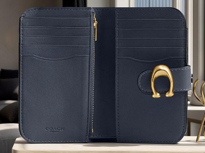 COACH（コーチ） 二つ折り財布 デニム 財布 新作 カードケース