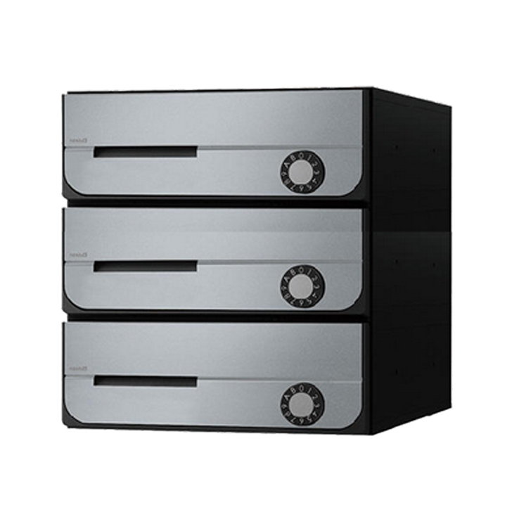 Nasta（ナスタ） KS-MB3202PU-3L 前入れ前出し 集合用ポスト D-ALL