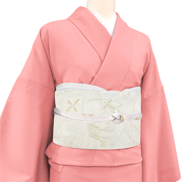 樹織物 振袖用袋帯 白 シルバー 仕立て上がり 西陣織 振袖 振袖帯 礼装