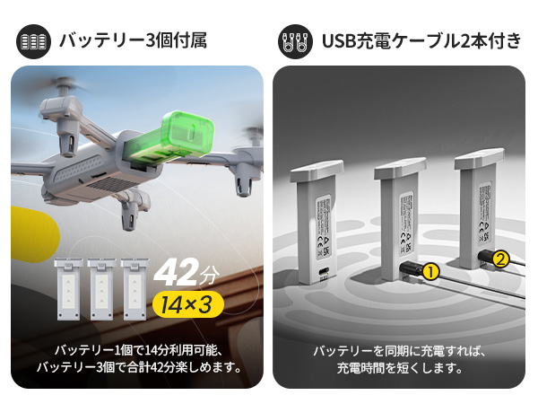 HOLY STONE ドローン カメラ付き 100g未満 GPS搭載 申請不要 屋外 小型