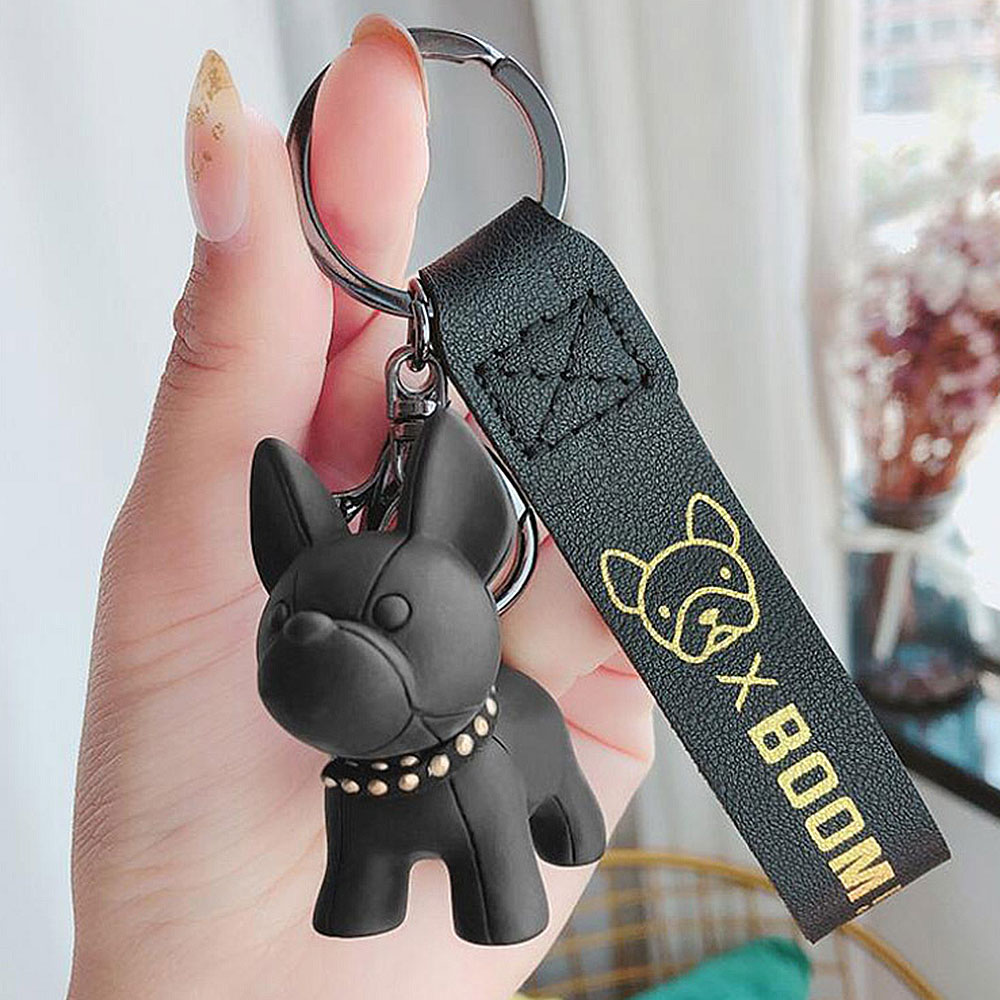 キーホルダー キーリング 犬 フレンチ ブルドッグ いぬ ワンちゃん