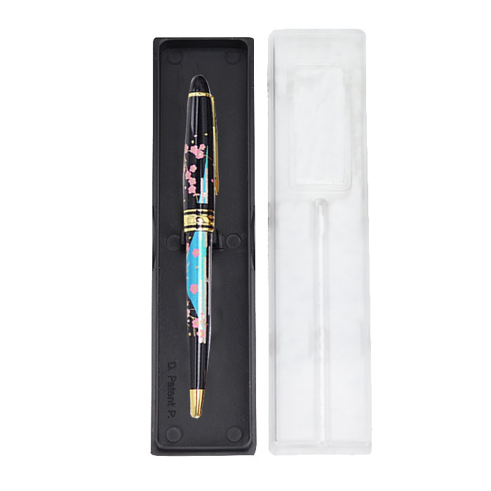 ボールペン ギフト 漆芸ボールペン 桜 赤富士 鉄仙唐草 富士にさくら