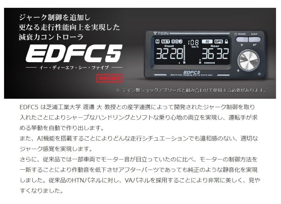 TEIN（テイン） TEIN EDFC5 コントローラキット 品番： EDK04-R6655