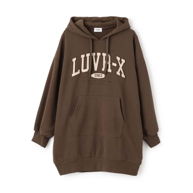 LOVETOXIC 30％OFFセールルーズパーカワンピース ラブトキシック 裏毛