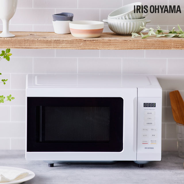 代引不可』アイリスオーヤマ 単機能電子レンジ 18L ホワイト IMB-F186