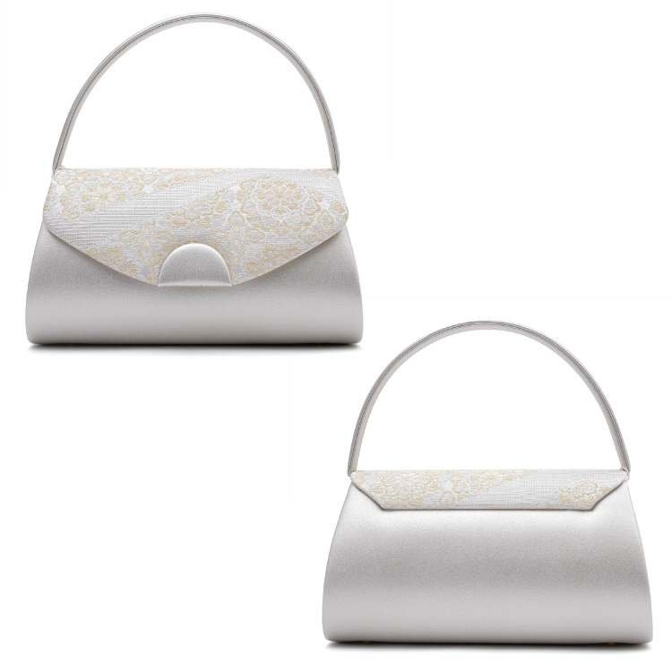 草履バッグ セット 佐賀錦 銀 シルバー 金 ゴールド フリーサイズ 日本