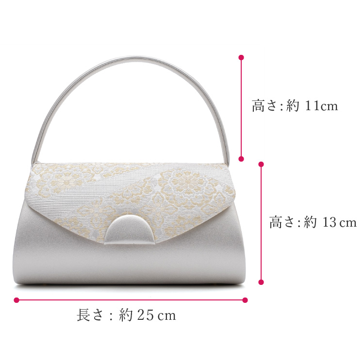 草履バッグ セット 佐賀錦 銀 シルバー 金 ゴールド フリーサイズ 日本