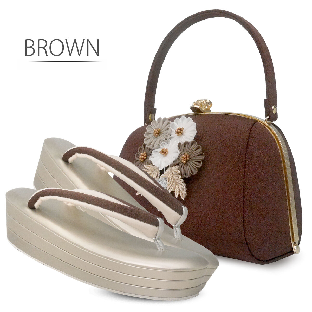 NISHIORI 成人式 振袖 草履バッグ セット 紗織 ブランド 沙織 厚底