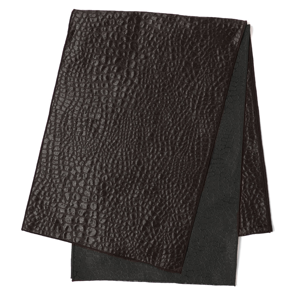 兵児帯 大人 クロコダイル柄 全4色 シルバー グレー ブロンズ ブラック