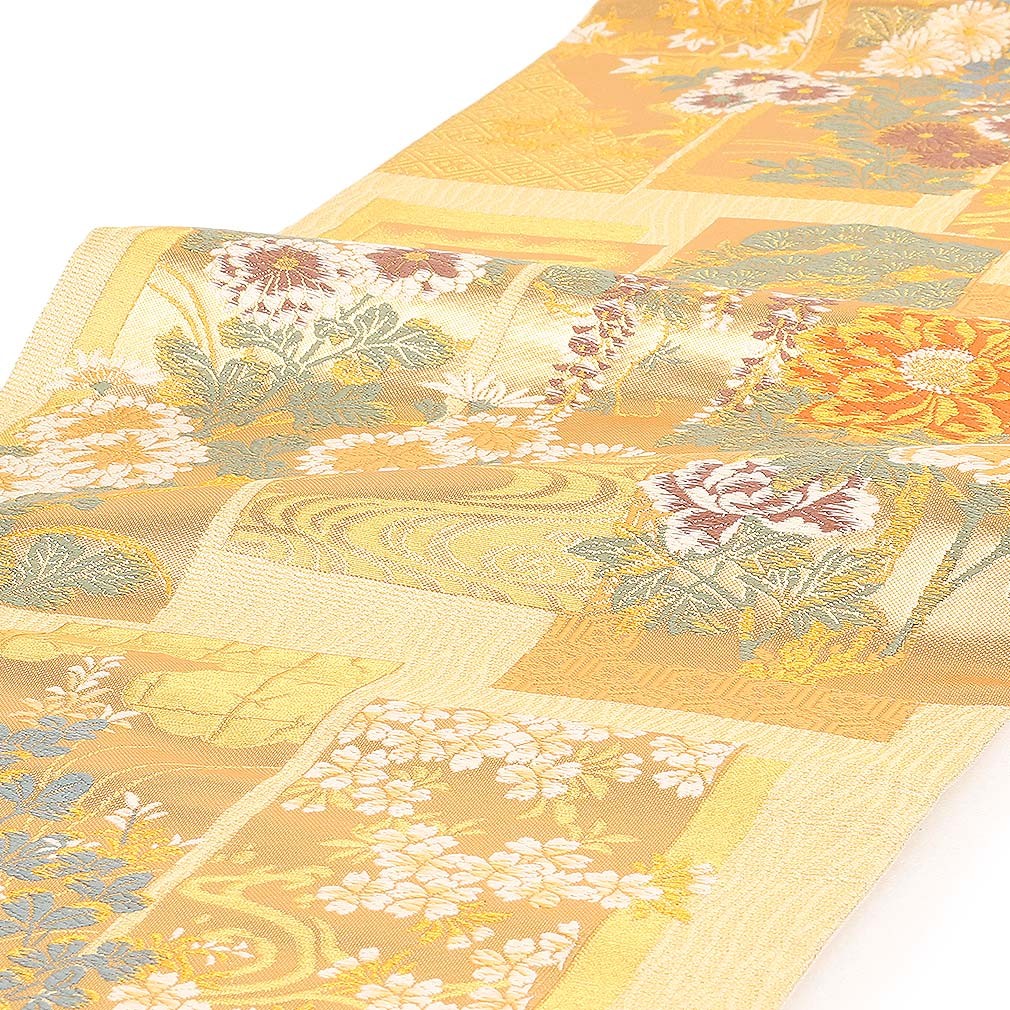 Kisste（キステ） 帯 袋帯 留袖用帯 フォーマル 西陣織 留袖帯 金 短冊