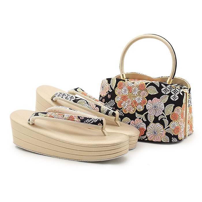 Kisste（キステ） 草履バッグセット 成人式 振袖用 成人用 紗織 M L