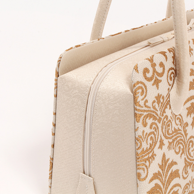 きもの 和 バッグ フォーマル 西陣織 正絹唐織帯地 ダマスク文 着物