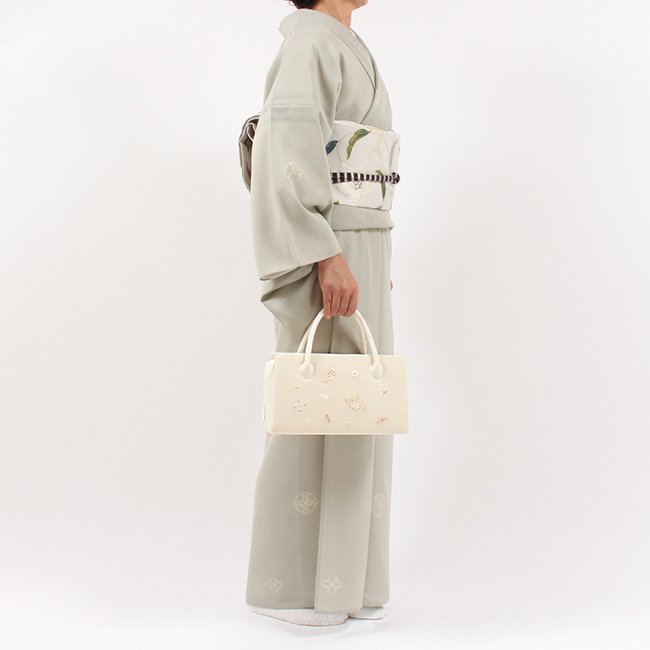 きもの 和 利休バッグ 和装バッグ フォーマル 正絹 ちりめん