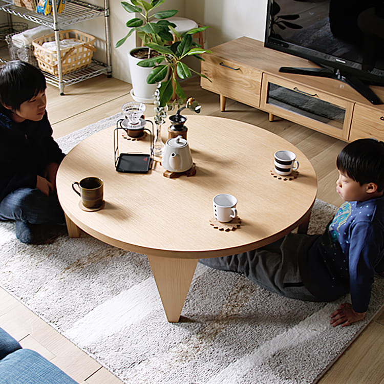 円形リビングテーブル Reglo（レグロ）105cmタイプ テーブル リビング