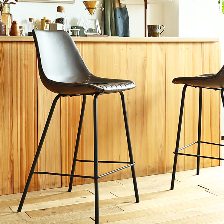 バーチェアー2脚セット VIVIT（ビビット） バーチェア カウンター