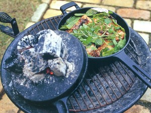 及源鋳造 ダッチオーブン 24cm グリルスキレット 南部鉄器 F-410 南部